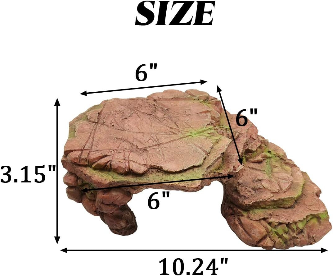 Turtle Platform Rectangular Aquarium Fish Tank Adjustable Turtle Basking Platform Reptile Resting Terrace Tortoise Climbing Platform