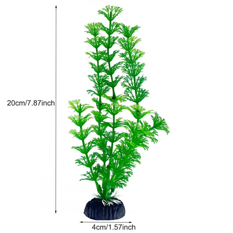 Artificial Aquarium Decor Plants Plastic Aquatic Plants Underwater Plants Aquarium Accessories