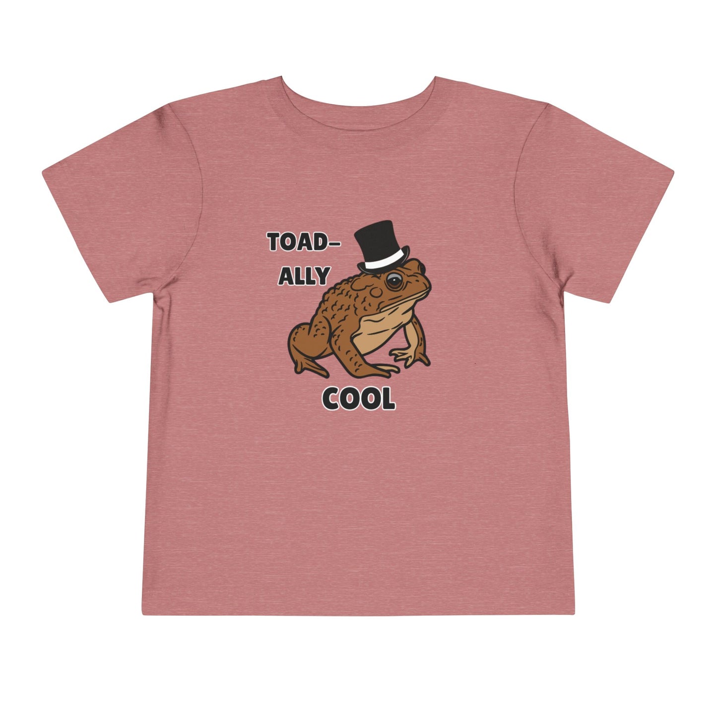 Toddler Sizes: Toad-ally Cool Toad Toddler Tee, Cute Kids Apparel, Fun T-Shirt for Birthdays, Gifts for Animal Lovers, Playful Summer Clothing