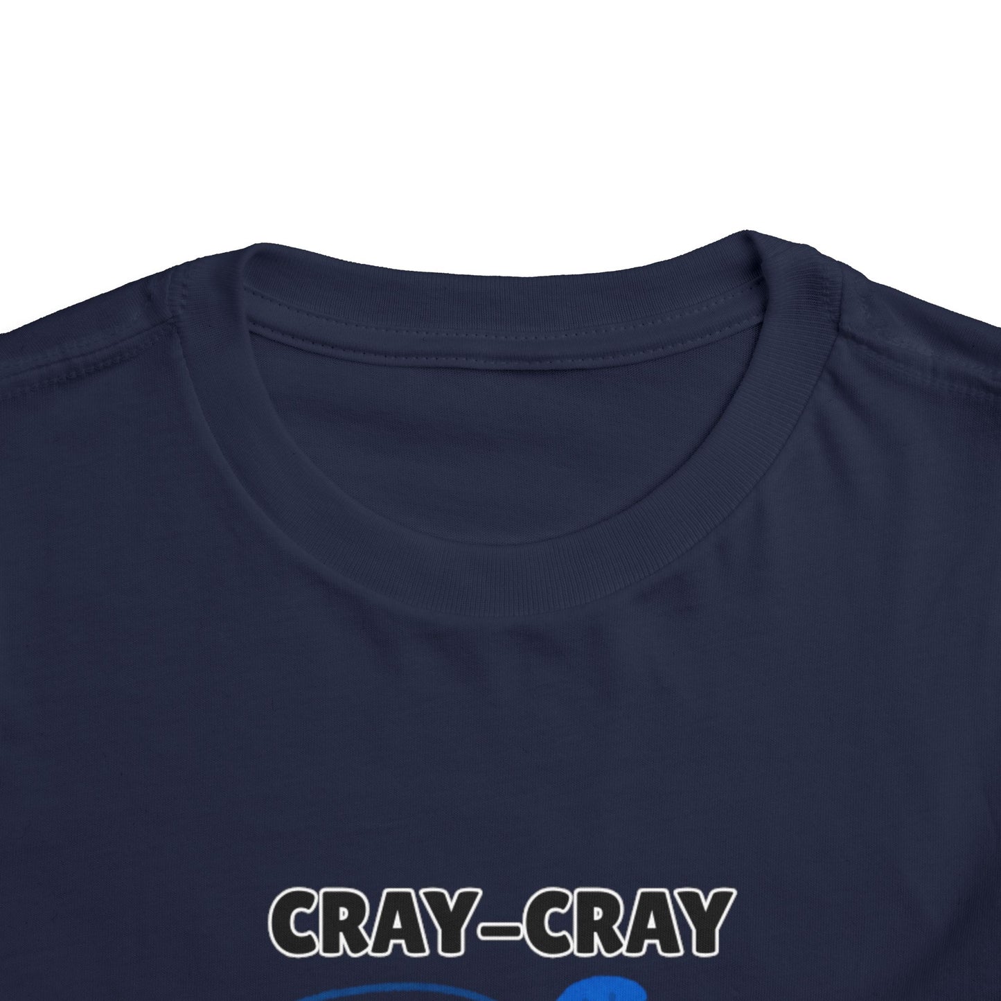 Toddler Sizes: Cray Cray All Day Crayfish Mini Lobster T-Shirt, Cray Cray All Day Tee, Blue Crayfish, Cute Kids Shirt, Funny Summer Shirt, Nautical Ocean Party Outfit, Gift for Little Ones