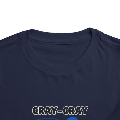 Toddler Sizes: Cray Cray All Day Crayfish Mini Lobster T-Shirt, Cray Cray All Day Tee, Blue Crayfish, Cute Kids Shirt, Funny Summer Shirt, Nautical Ocean Party Outfit, Gift for Little Ones