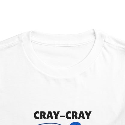 Toddler Sizes: Cray Cray All Day Crayfish Mini Lobster T-Shirt, Cray Cray All Day Tee, Blue Crayfish, Cute Kids Shirt, Funny Summer Shirt, Nautical Ocean Party Outfit, Gift for Little Ones