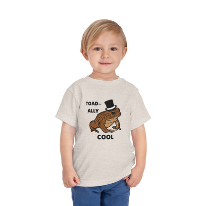 Toddler Sizes: Toad-ally Cool Toad Toddler Tee, Cute Kids Apparel, Fun T-Shirt for Birthdays, Gifts for Animal Lovers, Playful Summer Clothing