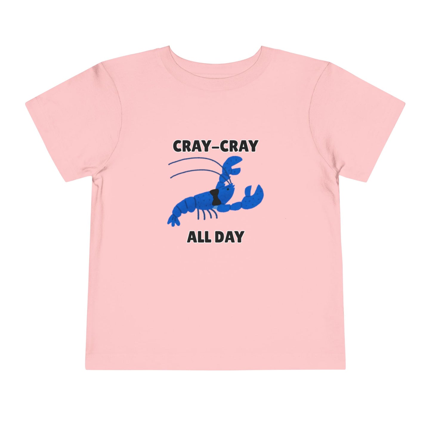 Toddler Sizes: Cray Cray All Day Crayfish Mini Lobster T-Shirt, Cray Cray All Day Tee, Blue Crayfish, Cute Kids Shirt, Funny Summer Shirt, Nautical Ocean Party Outfit, Gift for Little Ones