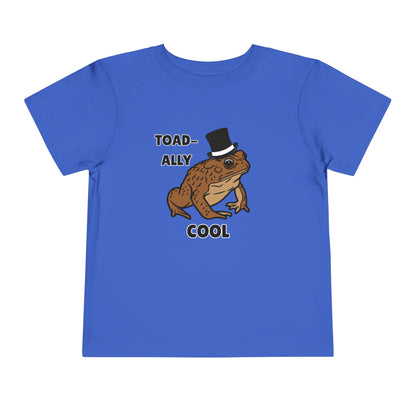Toddler Sizes: Toad-ally Cool Toad Toddler Tee, Cute Kids Apparel, Fun T-Shirt for Birthdays, Gifts for Animal Lovers, Playful Summer Clothing