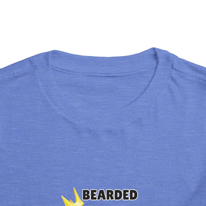 Toddler Sizes: Bearded & Brilliant Bearded Dragon Crown Toddler Tee - Fun Kids Reptile T-Shirt, Playdate Outfit, Unique Toddler Fashion, Cute Child's Clothing