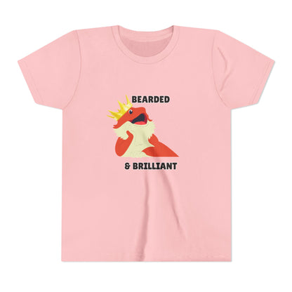 Bearded & Brilliant Bearded Dragon Youth Tee Kids T-Shirt