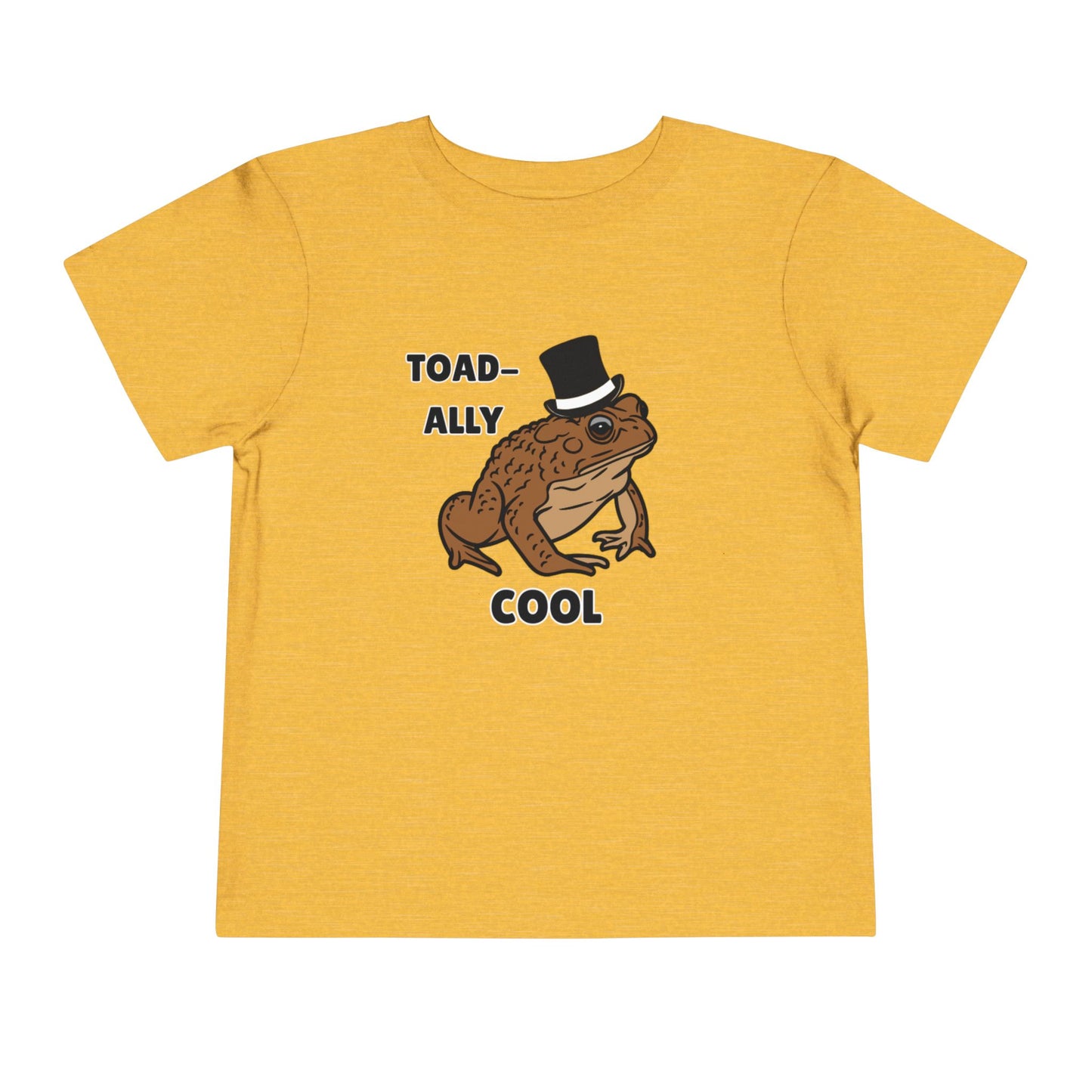 Toddler Sizes: Toad-ally Cool Toad Toddler Tee, Cute Kids Apparel, Fun T-Shirt for Birthdays, Gifts for Animal Lovers, Playful Summer Clothing