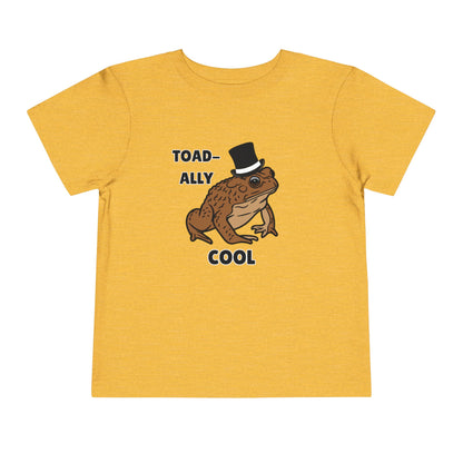 Toddler Sizes: Toad-ally Cool Toad Toddler Tee, Cute Kids Apparel, Fun T-Shirt for Birthdays, Gifts for Animal Lovers, Playful Summer Clothing