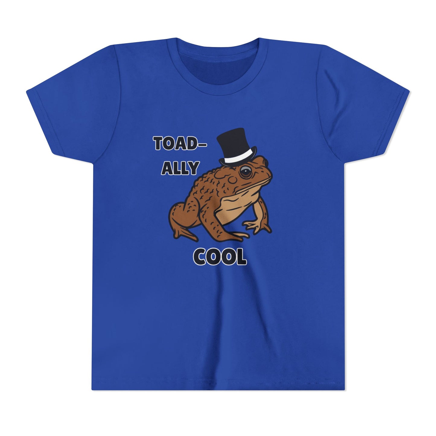 Toad-ally Cool Toad Youth Tee - Fun Frog Design Shirt for Kids, Funny Toad T-Shirt