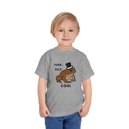 Toddler Sizes: Toad-ally Cool Toad Toddler Tee, Cute Kids Apparel, Fun T-Shirt for Birthdays, Gifts for Animal Lovers, Playful Summer Clothing