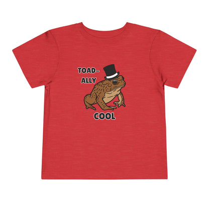 Toddler Sizes: Toad-ally Cool Toad Toddler Tee, Cute Kids Apparel, Fun T-Shirt for Birthdays, Gifts for Animal Lovers, Playful Summer Clothing