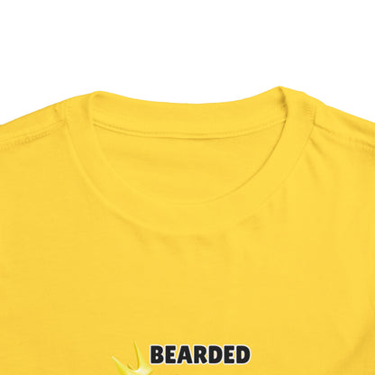 Toddler Sizes: Bearded & Brilliant Bearded Dragon Crown Toddler Tee - Fun Kids Reptile T-Shirt, Playdate Outfit, Unique Toddler Fashion, Cute Child's Clothing