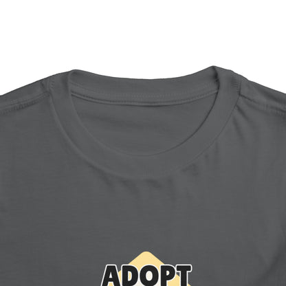 Toddler Sizes: Adopt Don't Shop Toddler Tee, Animal Rescue, Cute Animal Lover Shirt, Kids Apparel, Pet Adoption Awareness, Gift for Animal Lovers