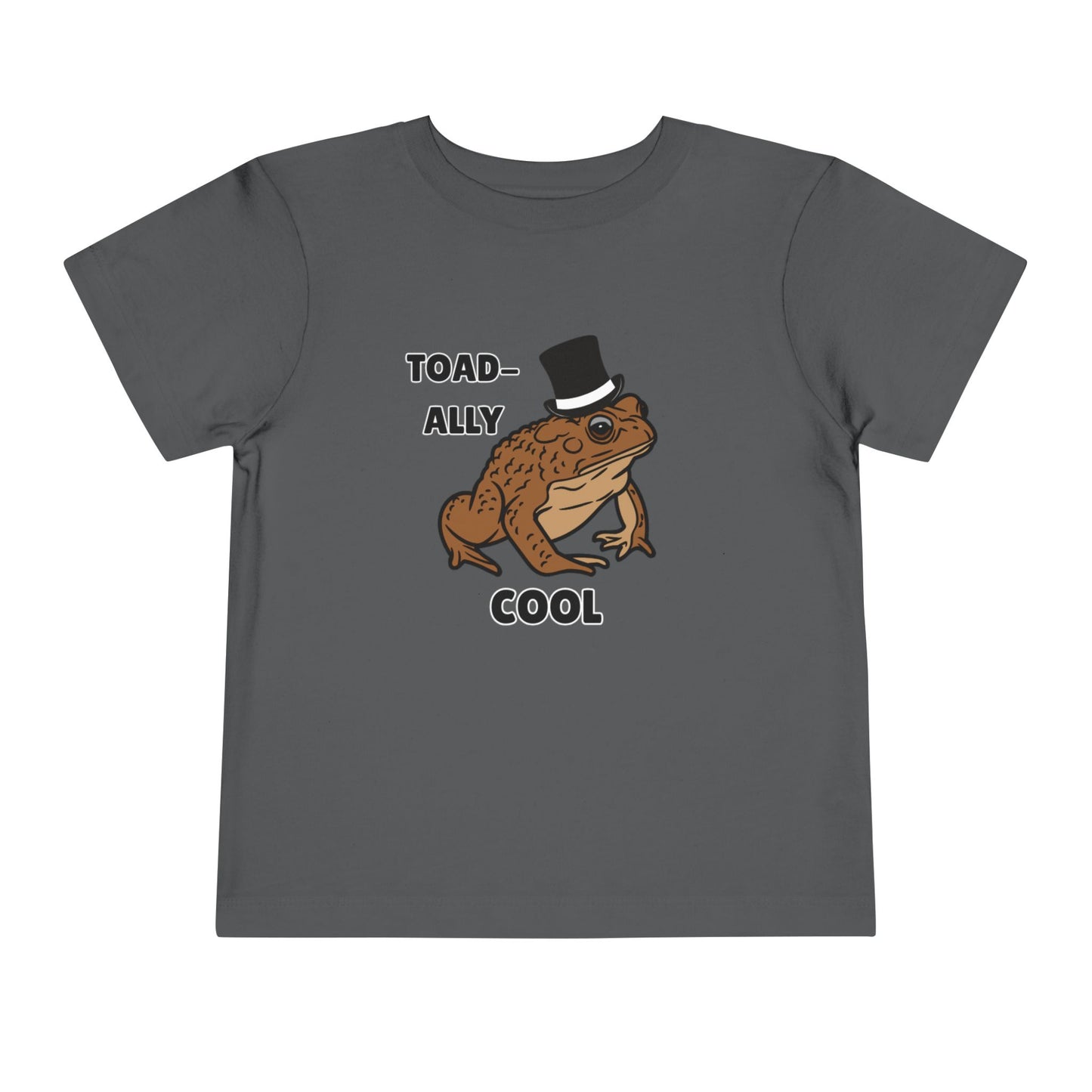 Toddler Sizes: Toad-ally Cool Toad Toddler Tee, Cute Kids Apparel, Fun T-Shirt for Birthdays, Gifts for Animal Lovers, Playful Summer Clothing