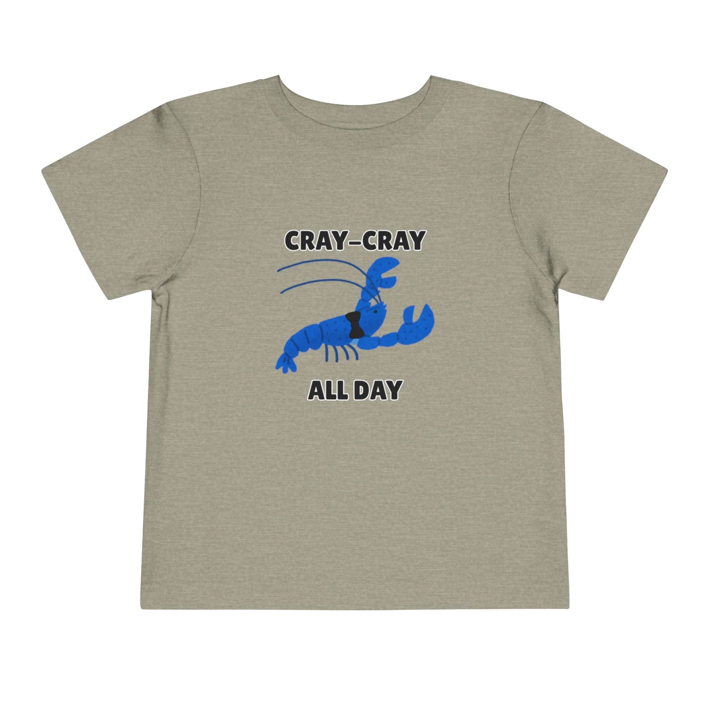 Toddler Sizes: Cray Cray All Day Crayfish Mini Lobster T-Shirt, Cray Cray All Day Tee, Blue Crayfish, Cute Kids Shirt, Funny Summer Shirt, Nautical Ocean Party Outfit, Gift for Little Ones