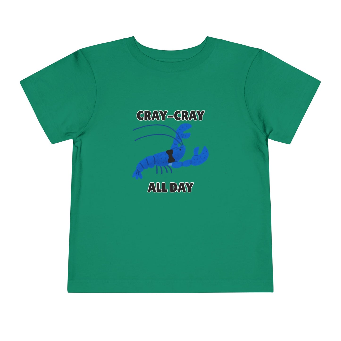 Toddler Sizes: Cray Cray All Day Crayfish Mini Lobster T-Shirt, Cray Cray All Day Tee, Blue Crayfish, Cute Kids Shirt, Funny Summer Shirt, Nautical Ocean Party Outfit, Gift for Little Ones
