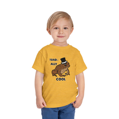 Toddler Sizes: Toad-ally Cool Toad Toddler Tee, Cute Kids Apparel, Fun T-Shirt for Birthdays, Gifts for Animal Lovers, Playful Summer Clothing