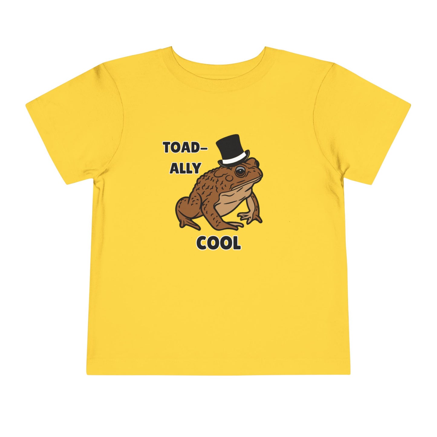 Toddler Sizes: Toad-ally Cool Toad Toddler Tee, Cute Kids Apparel, Fun T-Shirt for Birthdays, Gifts for Animal Lovers, Playful Summer Clothing