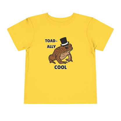 Toddler Sizes: Toad-ally Cool Toad Toddler Tee, Cute Kids Apparel, Fun T-Shirt for Birthdays, Gifts for Animal Lovers, Playful Summer Clothing