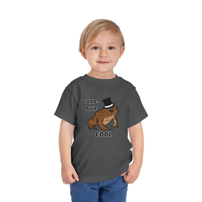 Toddler Sizes: Toad-ally Cool Toad Toddler Tee, Cute Kids Apparel, Fun T-Shirt for Birthdays, Gifts for Animal Lovers, Playful Summer Clothing