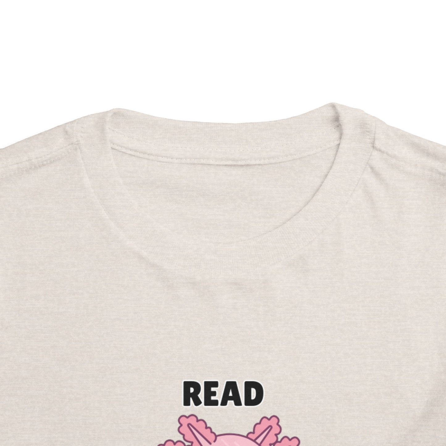 Toddler Sizes: Read Alotl Axolotl Cute Toddler Tee - "Read Alotl" Design, Kids' Short Sleeve T-Shirt, Gift for Book Lovers, Fun Reading Apparel, Toddler Gift Idea