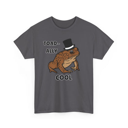 Adult Sizes: Toadally Cool Toad and Frog Tee, Unisex Cotton Shirt, Funny Frog Clothing, Gift for Nature Lovers, Casual Wear for Any Occasion