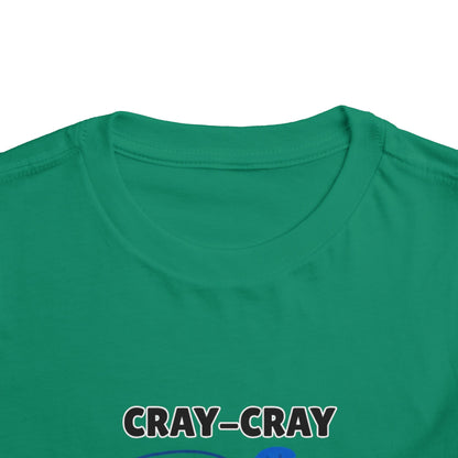 Toddler Sizes: Cray Cray All Day Crayfish Mini Lobster T-Shirt, Cray Cray All Day Tee, Blue Crayfish, Cute Kids Shirt, Funny Summer Shirt, Nautical Ocean Party Outfit, Gift for Little Ones