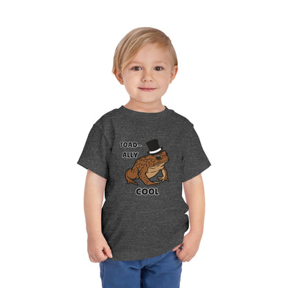 Toddler Sizes: Toad-ally Cool Toad Toddler Tee, Cute Kids Apparel, Fun T-Shirt for Birthdays, Gifts for Animal Lovers, Playful Summer Clothing