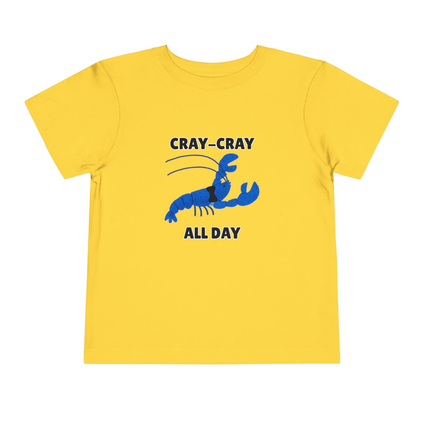 Toddler Sizes: Cray Cray All Day Crayfish Mini Lobster T-Shirt, Cray Cray All Day Tee, Blue Crayfish, Cute Kids Shirt, Funny Summer Shirt, Nautical Ocean Party Outfit, Gift for Little Ones