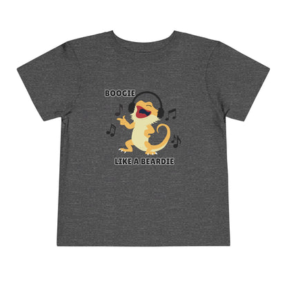 Toddler Sizes: Boogie like a Beardie Bearded Dragon Music Tee - Boogie Like A Beardie, Fun Kids T-Shirt, Playful Party Wear, Gift for Little Ones, Cute Summer Outfit