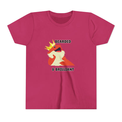 Bearded & Brilliant Bearded Dragon Youth Tee Kids T-Shirt