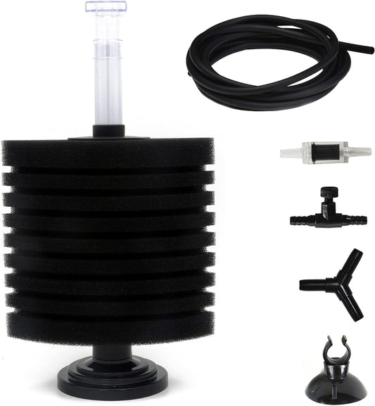 Aquarium Bio Sponge Filter up to 60 Gallon, 75 Gallon Large Sponge Filter for Breeding Fry Shrimp Fish Tank (Fit for 75 Gallon)