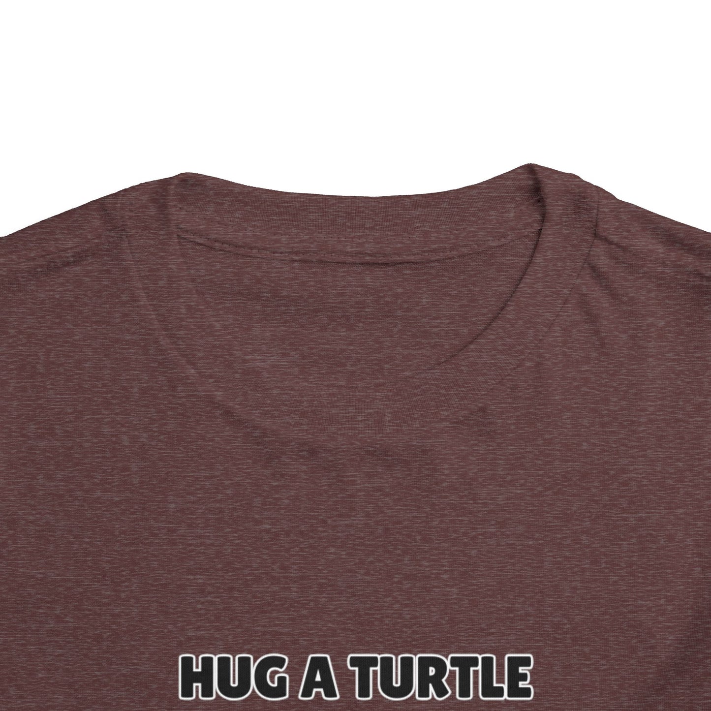 Toddler Sizes: Hug a Turtle Short Sleeve Tee - Hug a Turtle, Cute Kids Shirt, Funny Animal Tee, Eco-Friendly Gift, Summer Outfit