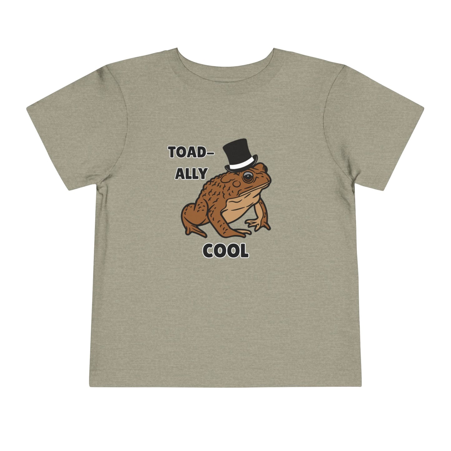 Toddler Sizes: Toad-ally Cool Toad Toddler Tee, Cute Kids Apparel, Fun T-Shirt for Birthdays, Gifts for Animal Lovers, Playful Summer Clothing