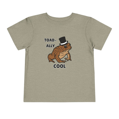 Toddler Sizes: Toad-ally Cool Toad Toddler Tee, Cute Kids Apparel, Fun T-Shirt for Birthdays, Gifts for Animal Lovers, Playful Summer Clothing