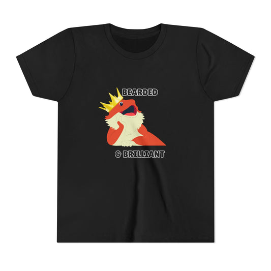 Bearded & Brilliant Bearded Dragon Youth Tee Kids T-Shirt