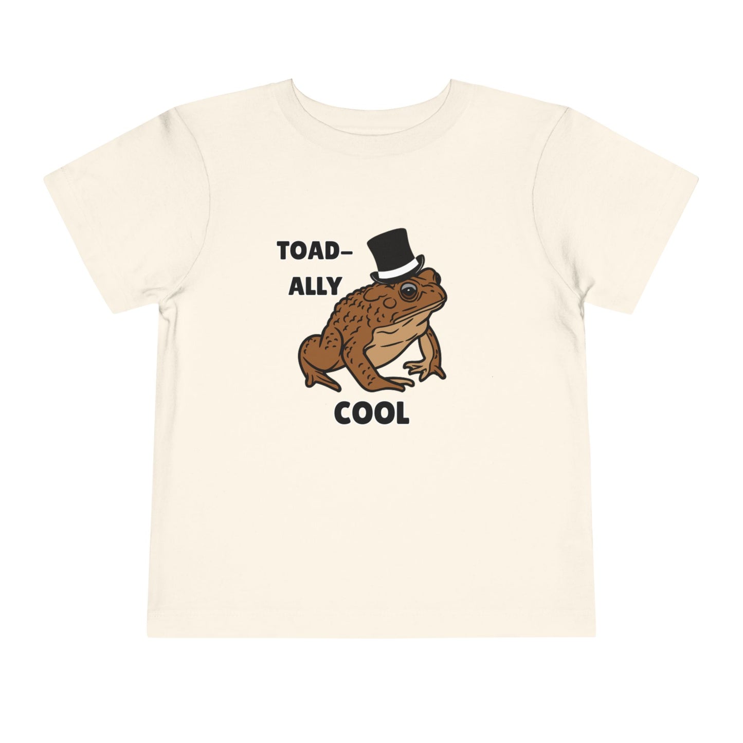 Toddler Sizes: Toad-ally Cool Toad Toddler Tee, Cute Kids Apparel, Fun T-Shirt for Birthdays, Gifts for Animal Lovers, Playful Summer Clothing