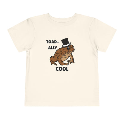 Toddler Sizes: Toad-ally Cool Toad Toddler Tee, Cute Kids Apparel, Fun T-Shirt for Birthdays, Gifts for Animal Lovers, Playful Summer Clothing