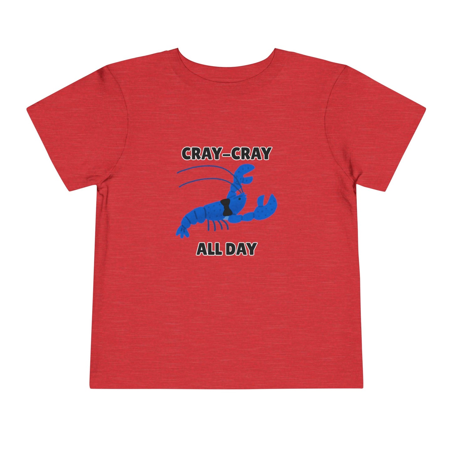 Toddler Sizes: Cray Cray All Day Crayfish Mini Lobster T-Shirt, Cray Cray All Day Tee, Blue Crayfish, Cute Kids Shirt, Funny Summer Shirt, Nautical Ocean Party Outfit, Gift for Little Ones