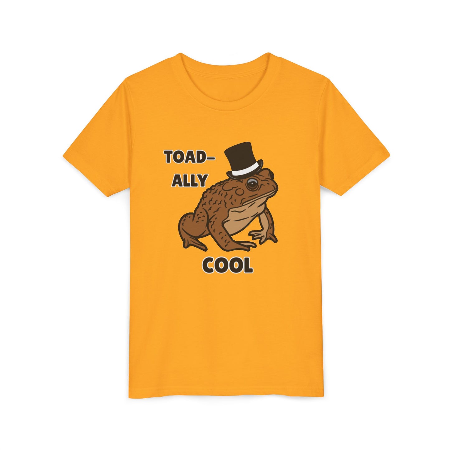 Toad-ally Cool Toad Youth Tee - Fun Frog Design Shirt for Kids, Funny Toad T-Shirt