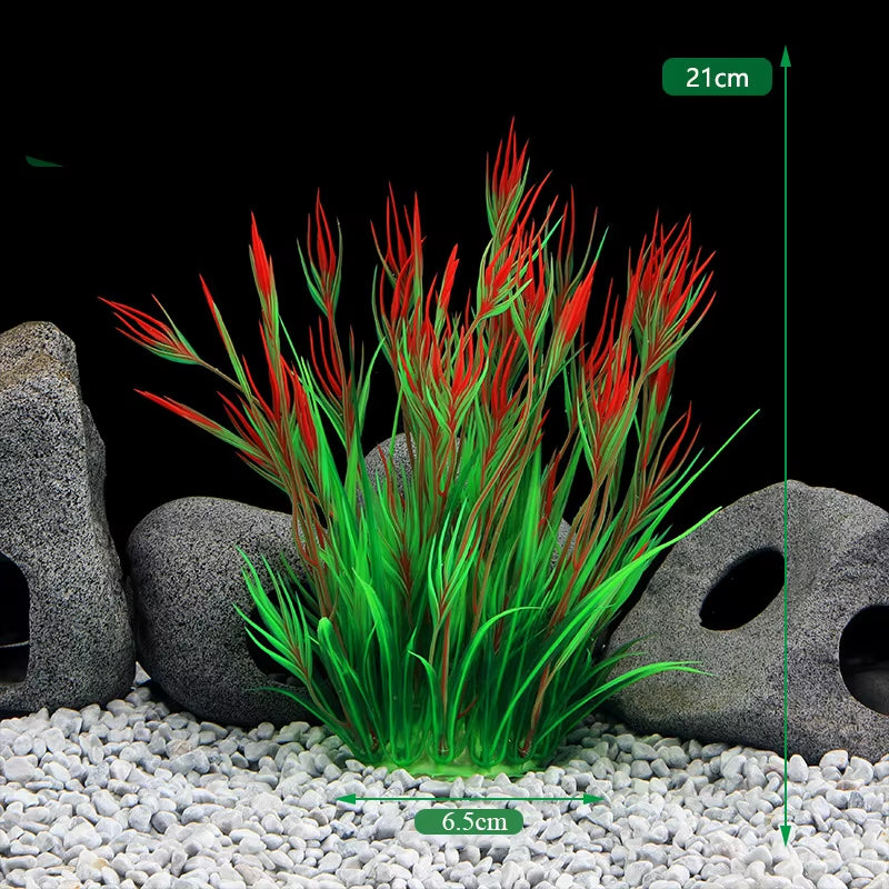 Artificial Aquarium Decor Plants Plastic Aquatic Plants Underwater Plants Aquarium Accessories 