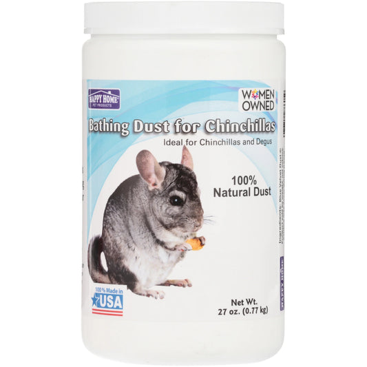 (2 Pack)  Chinchilla Bathing Dust, Small Animal Habitats, 27 Oz