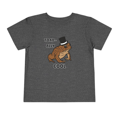 Toddler Sizes: Toad-ally Cool Toad Toddler Tee, Cute Kids Apparel, Fun T-Shirt for Birthdays, Gifts for Animal Lovers, Playful Summer Clothing