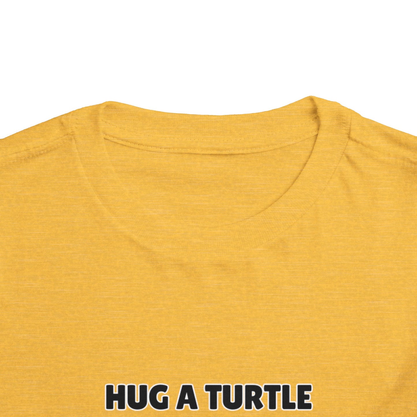 Toddler Sizes: Hug a Turtle Short Sleeve Tee - Hug a Turtle, Cute Kids Shirt, Funny Animal Tee, Eco-Friendly Gift, Summer Outfit