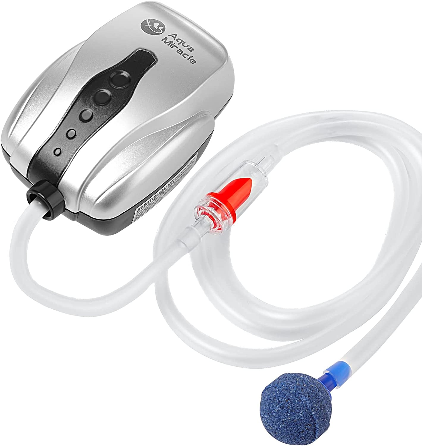 Aquarium Air Pump - Aquamiracle Fish Tank Bubbler Aerator, All-In-One Fish Tank