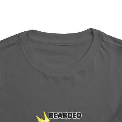 Toddler Sizes: Bearded & Brilliant Bearded Dragon Crown Toddler Tee - Fun Kids Reptile T-Shirt, Playdate Outfit, Unique Toddler Fashion, Cute Child's Clothing