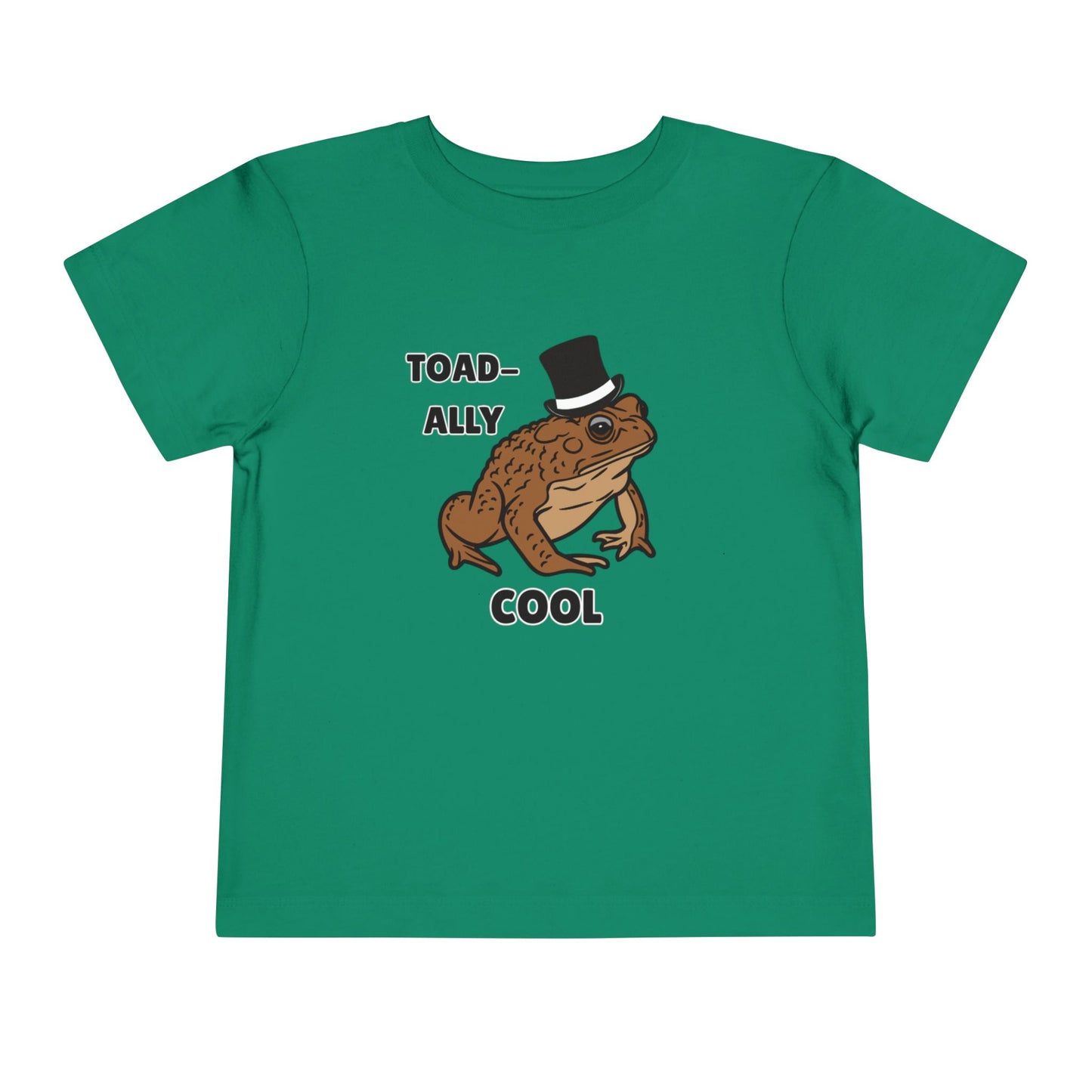 Toddler Sizes: Toad-ally Cool Toad Toddler Tee, Cute Kids Apparel, Fun T-Shirt for Birthdays, Gifts for Animal Lovers, Playful Summer Clothing