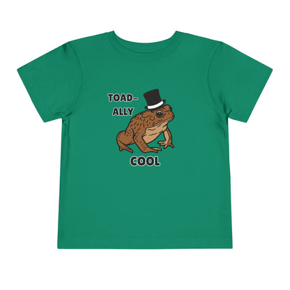 Toddler Sizes: Toad-ally Cool Toad Toddler Tee, Cute Kids Apparel, Fun T-Shirt for Birthdays, Gifts for Animal Lovers, Playful Summer Clothing