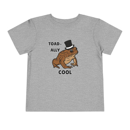 Toddler Sizes: Toad-ally Cool Toad Toddler Tee, Cute Kids Apparel, Fun T-Shirt for Birthdays, Gifts for Animal Lovers, Playful Summer Clothing